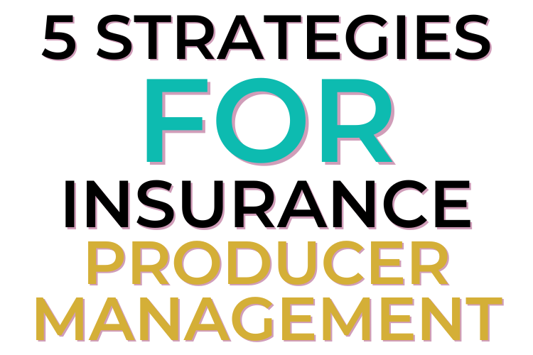 5 Strategies For Insurance Producer Management