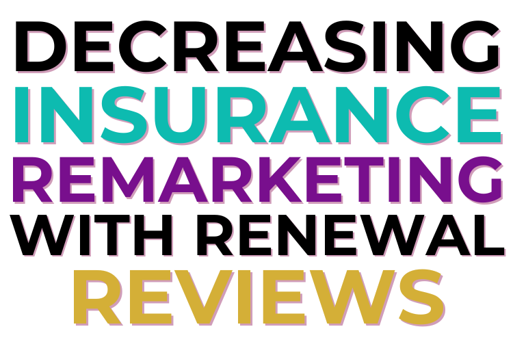 Decreasing Insurance Remarketing With Renewal Reviews