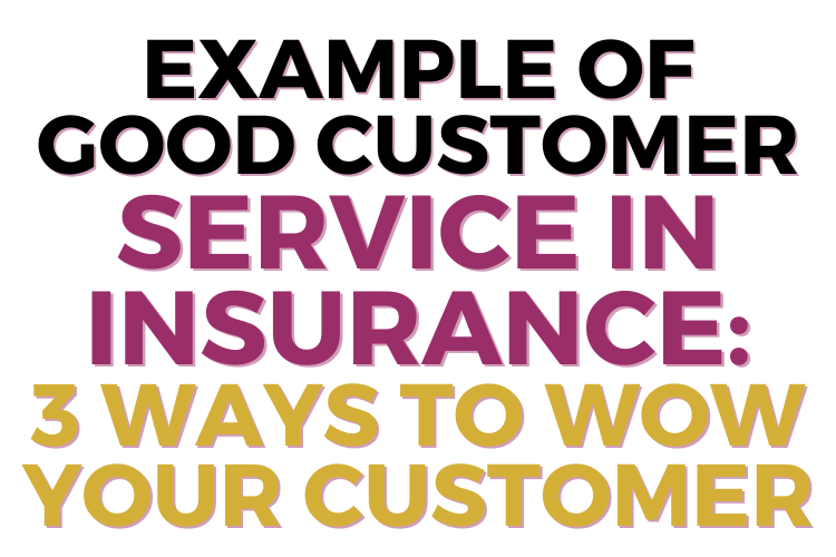 Example of Good Customer Service In Insurance: 3 Ways To WOW Your Customer