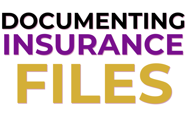 Documenting Insurance Files